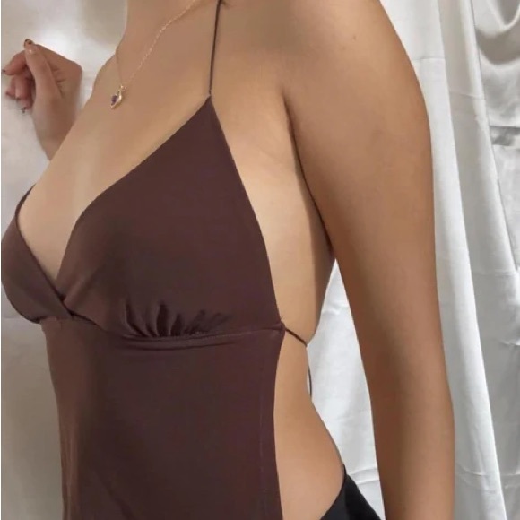 Enduring Kairos Violetta Top Purple Violet Halter Top - Picture 3 of 7